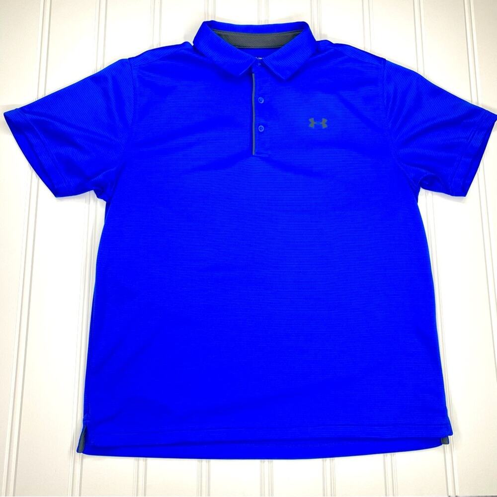 Under Armour Polo Shirt / Loose Heatgear / Men’s‎ Sz XL / Blue